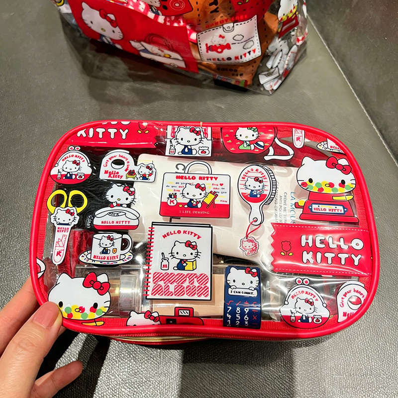 Cute Kitty PVC Cosmetic Bag Wa - Travel Accessories Toiletry Bag review and price