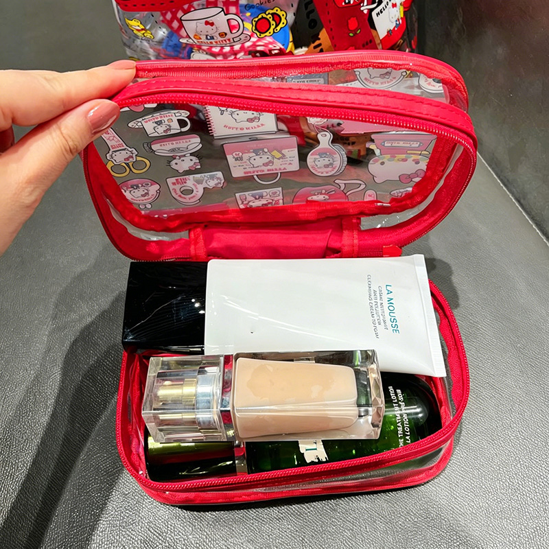 Cute Kitty PVC Cosmetic Bag Wa - Travel Accessories Toiletry Bag review and price
