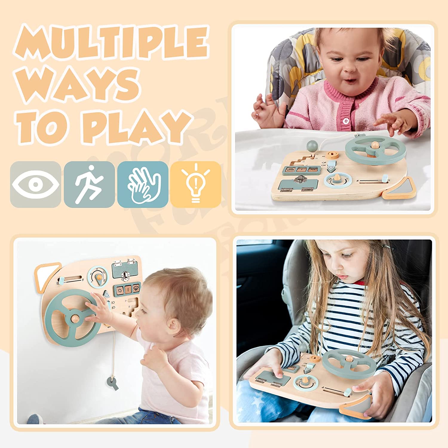 Montessori Toy Steering Wheel  - Travel Accessories Toddler review and price