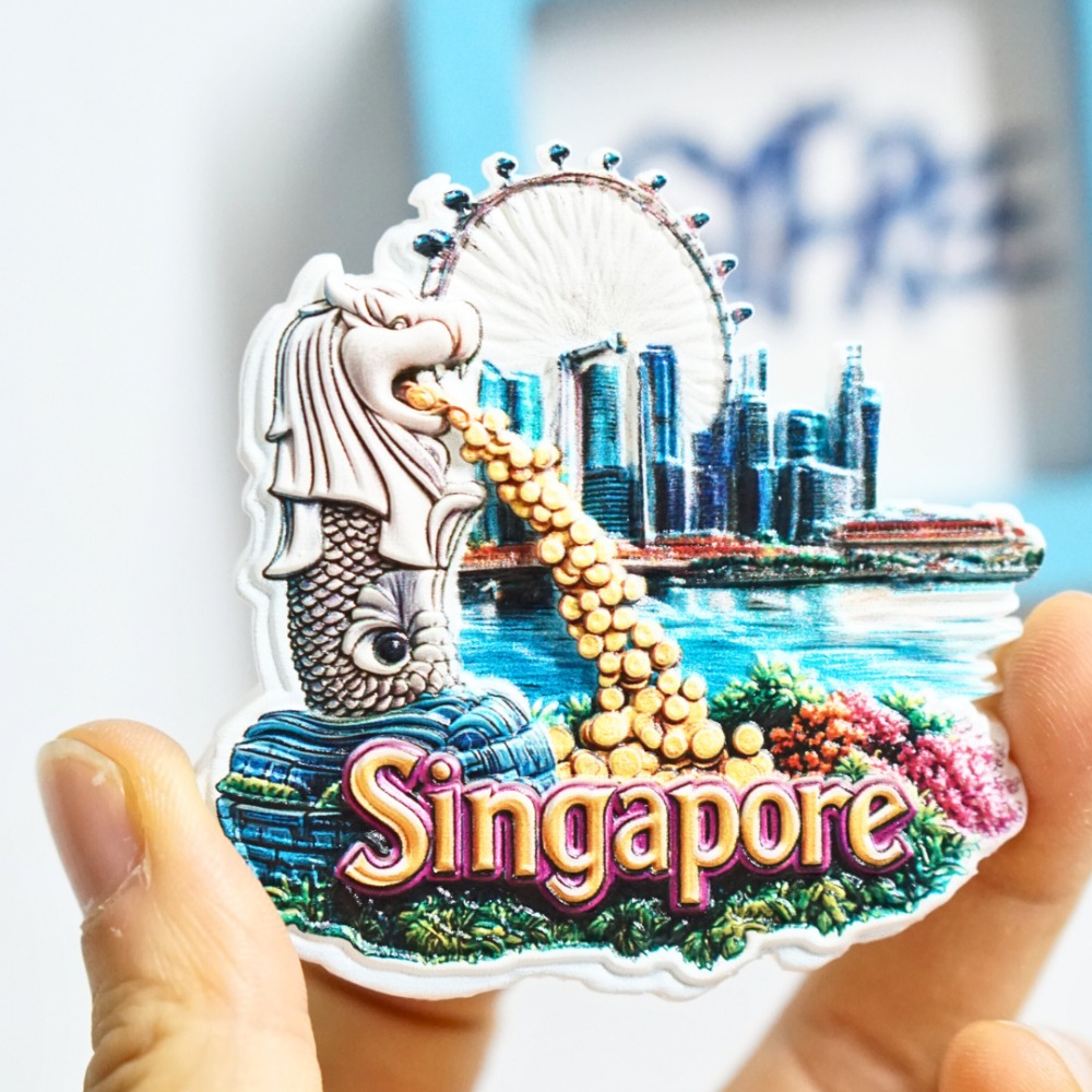 1PC Singapore Fridge Magnets,  - Travel Accessories Singapore review and price