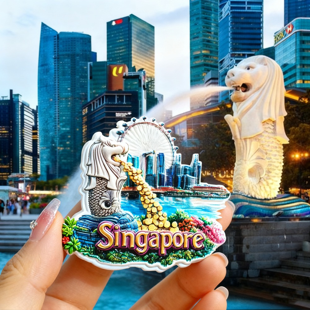 1PC Singapore Fridge Magnets,  - Travel Accessories Singapore review and price
